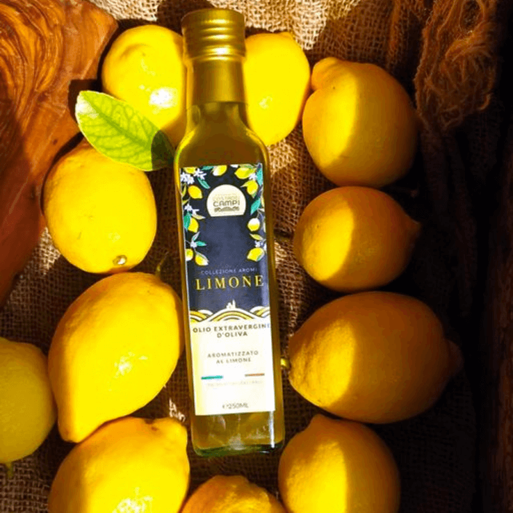Olio Evo al Limone - Extra Virgin Olive Oil with Lemon